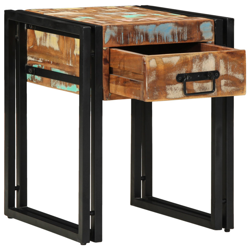 Solid Wood End Table