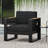 Trusty Club Chair - Metal & Wood, Water- Padding, Slat Assurance Appealing Touch
