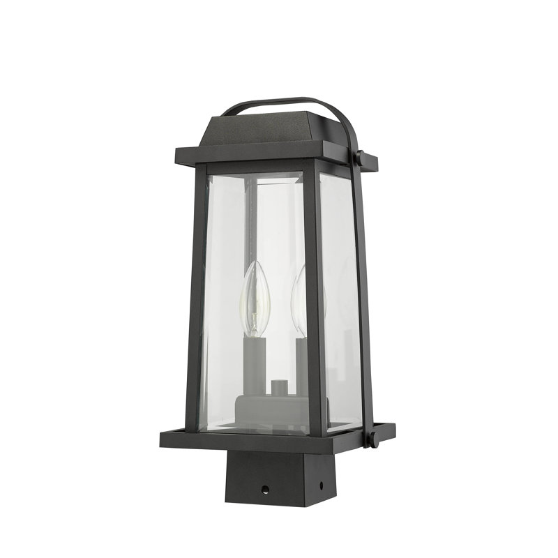 Luminaire suspendu à 2 lumières Sisto, Noir