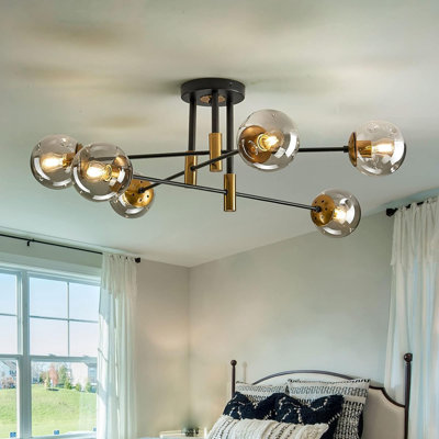 Gaster 6 - Light Sputnik Modern Linear Chandelier