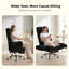 Desk Office Chair, Big and Tall Ergonomic Office Chair, 200KG Adjustable High Back Computer Chair,Executive Swivel Chair with Footrest and Lumbar Support-518670189
