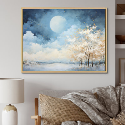 Nuage canopée pointillisme paysage III - impression