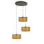 Luminaire suspendu tambour à 3 lumières Melnik-214978101-214978102