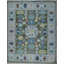 Tapis vert clair en laine noué à la main Invitant Kazak-1281984151