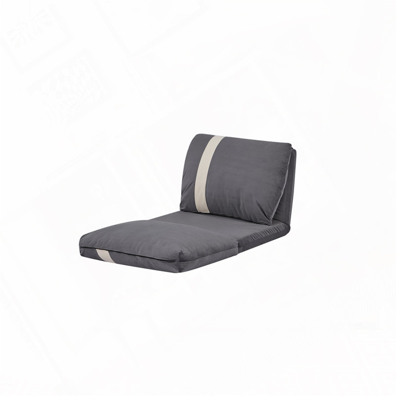 Canapé-lit en velours Corduroy, Gris foncé
