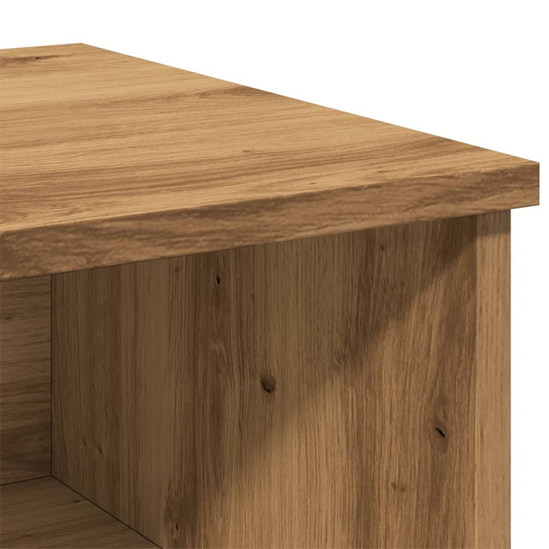 Doleman 40cm W Manufactured Wood Bedside Table, Artisan Oak, Individual