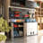 Wall-Mounted Garage Storage Cabinet with Lockable Doors and Adjustable Shelves, Durable Metal Hanging Tool Cabinet for Utility Rooms-122903646