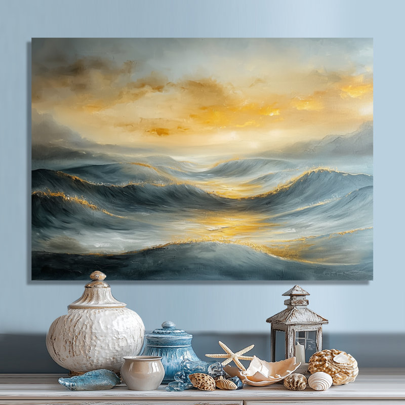Harber - Coastal Canvas Art Print, H 12 po x l 20 po, Toile tendue, Ne s’applique pas