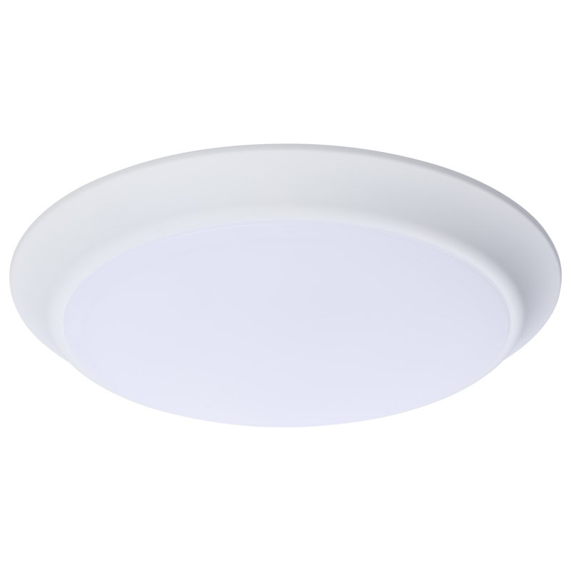 Plafonnier encastré en acrylique Vermon, H 1,44 po x l 9,49 po x P 9,49 po, 13
