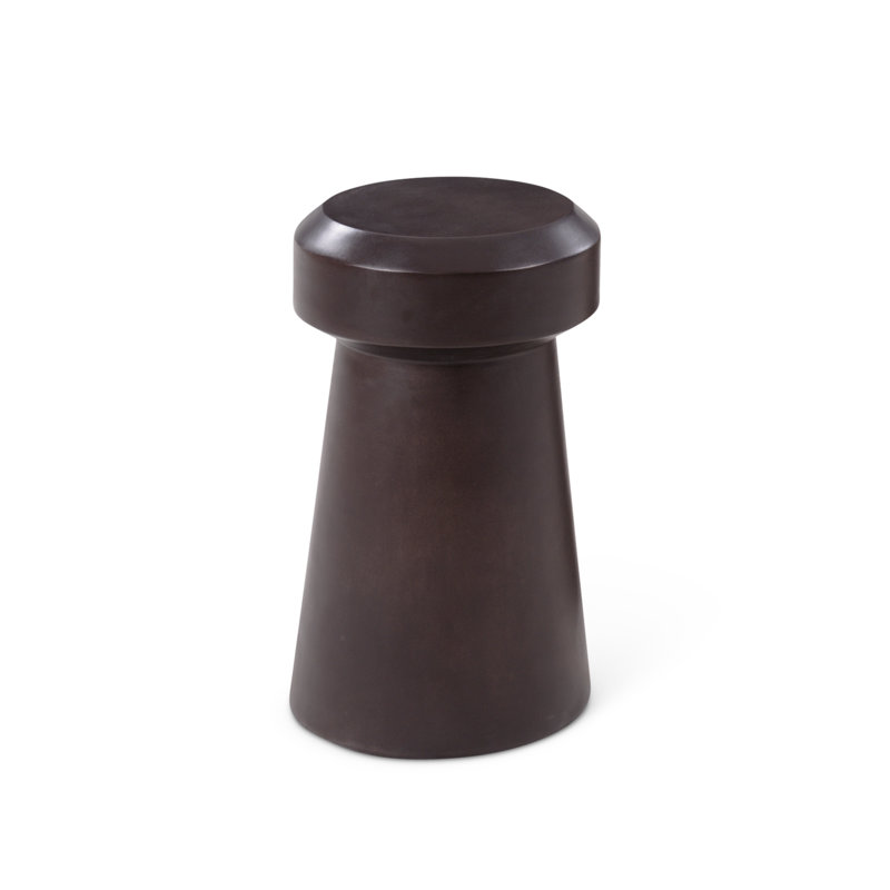 Magnus End Table, Ivory Terrazzo