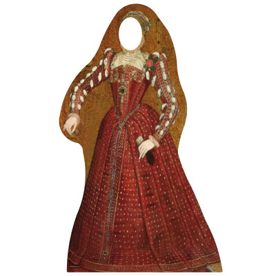 Tudor Woman Cardboard Standup