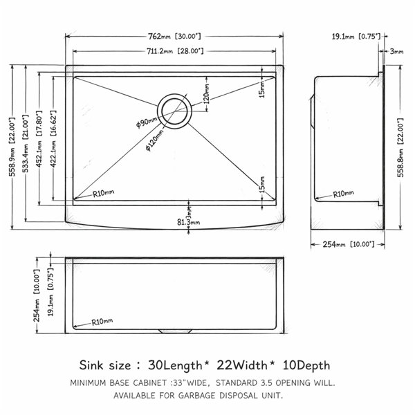 Dimensions du produit