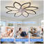 Ventilateur de plafond 35,4 po avec lumières, télécommande 3 températures de couleur, ventilateur à 6 vitesses
