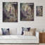 «Fashioning Girl Modeling I - Woman», reproduction romantique sur bois de pin naturel-95266924
