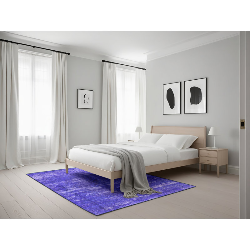 Tapis mauve abstrait, Rectangle 5 pi x 7 pi