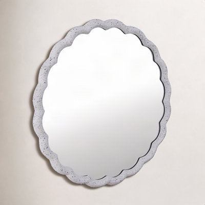 Aluminum Wave Mirror Medium