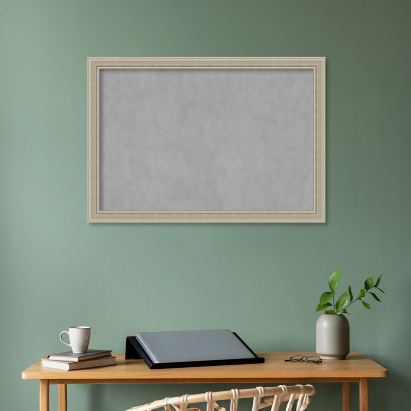 Tableau magnétique à cadre argenté Mezzo, H 28 po x l 40 po