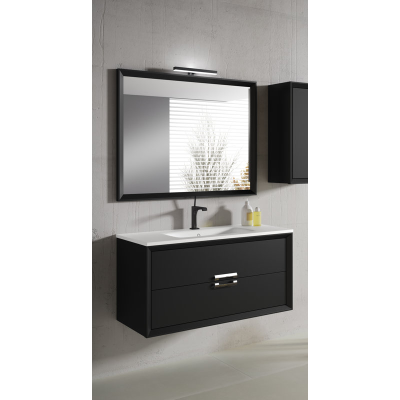 Ensemble de meuble-lavabo simple 24 po Zak, Noir