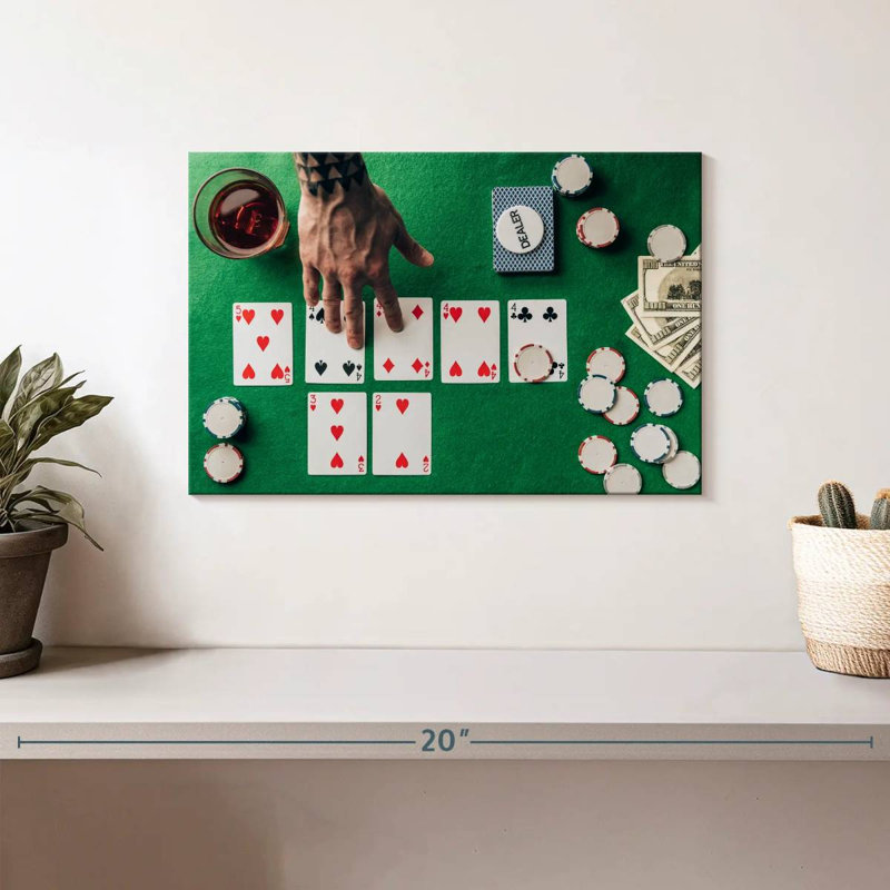Senne Casino Playing Cards, 8" H x 12" W