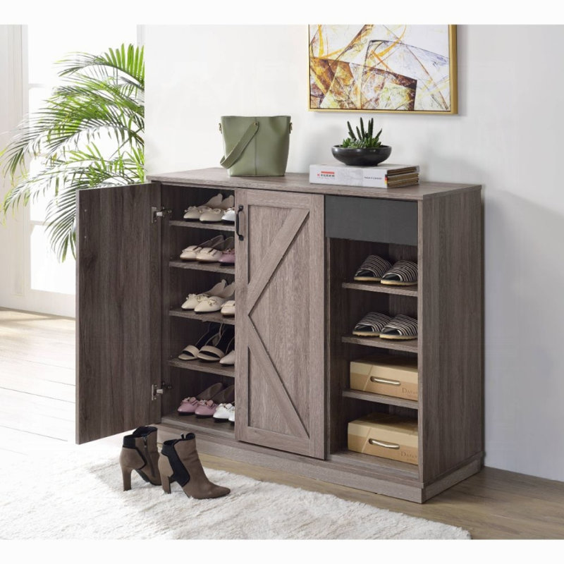 Range-chaussures à 4 tablettes
