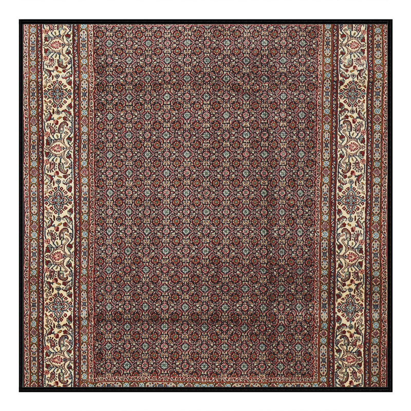 Tapis traditionnel brun / beige Deracy, Rectangle 5 pi x 7 pi