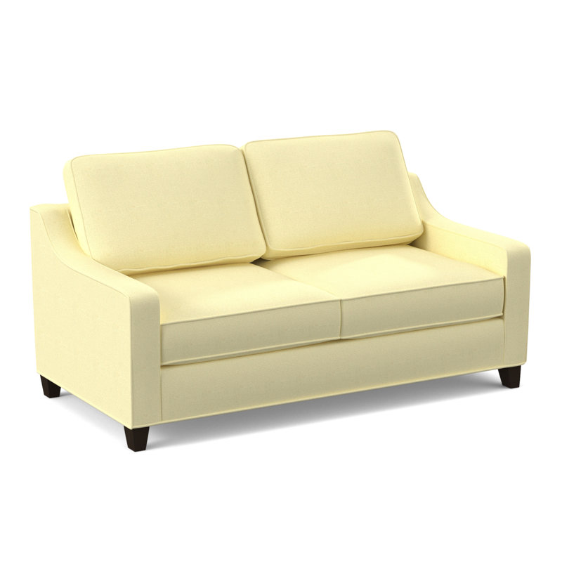 Clark 74" Square Arm Sofa with Reversible Cushions, Cafelle, Antic Shell