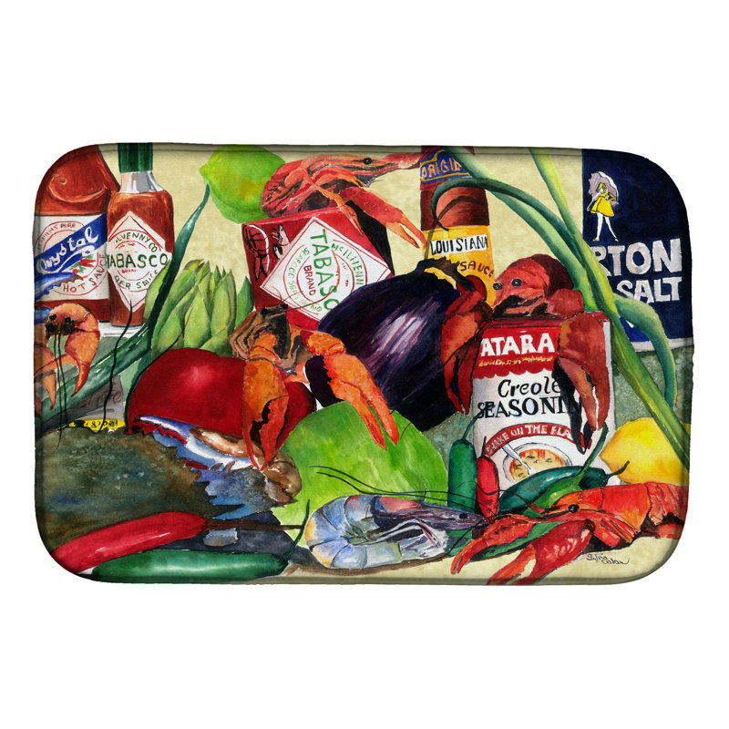 Tapis de séchage à épices et crawfish