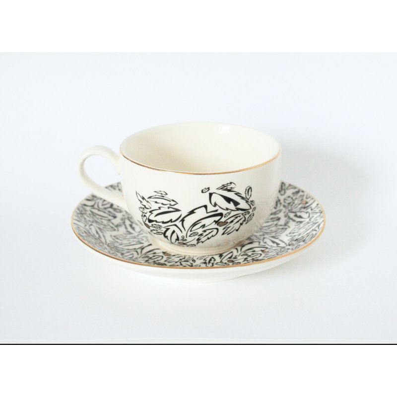 Ayberk Porcelain Teacup and Saucer