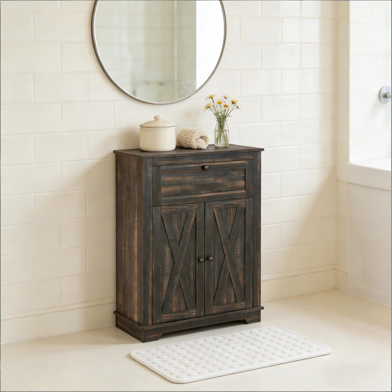 Armoire de rangement rustique