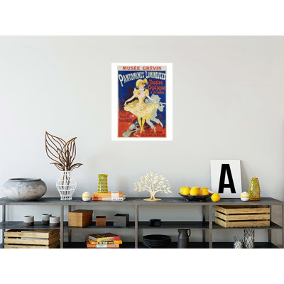 French Poster for Early Motion Picture Pantommes Lumineuses by Jules Chéret - Giclee Print