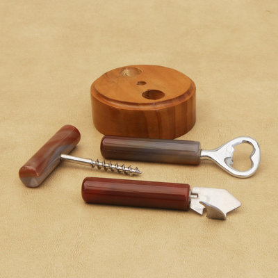 Wood Bar Tool Set