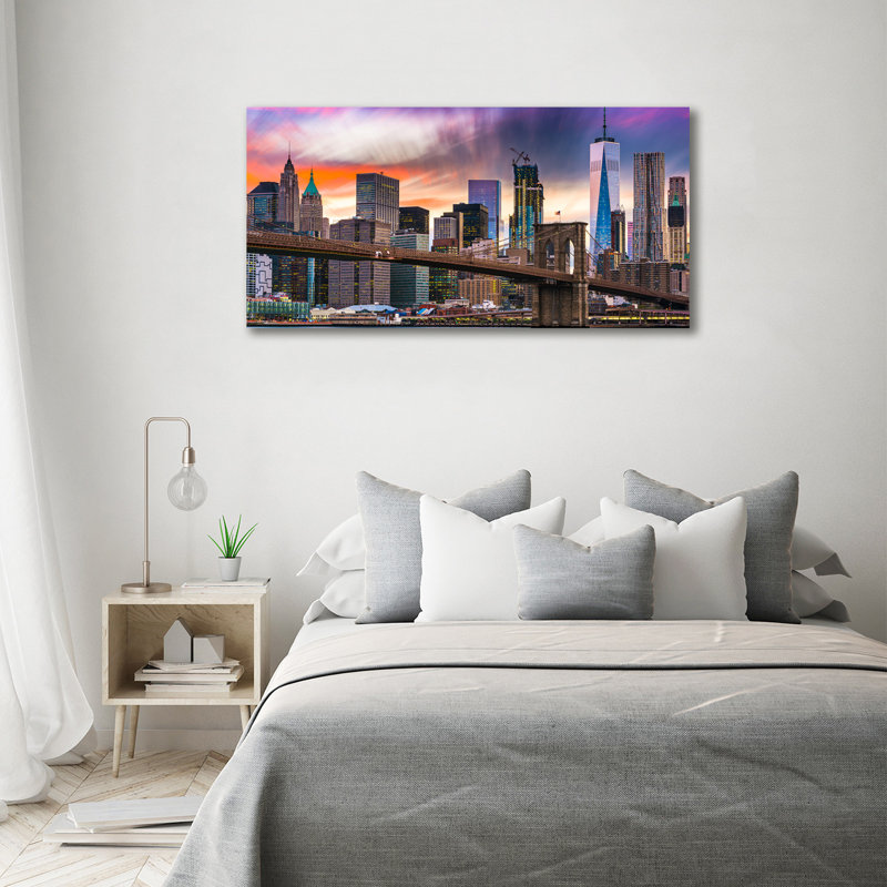Manhattan New York - No Frame Print on Canvas