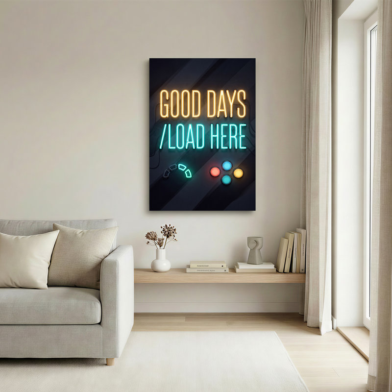 Art mural sur toile Good Good, H 24 po x l 16 po