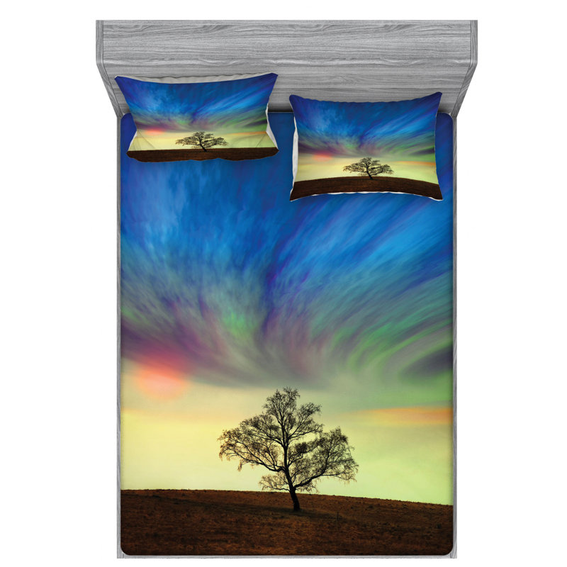 Microfiber Sheet Set, Full Sheet Set with Fitted Sheet