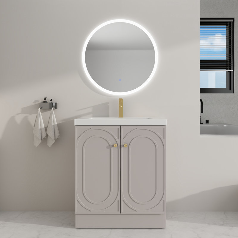 30'' Free standing Single Bathroom Vanity Set