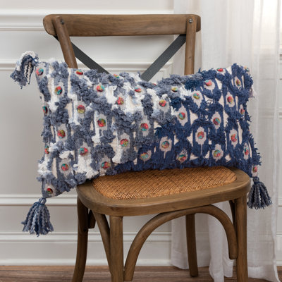 Rectangular Cotton Pillow Cover and Insert
