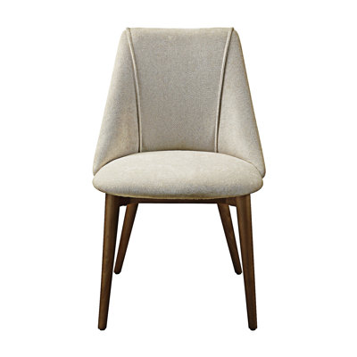Chaise d'appoint rembourrée (ensemble de 2)