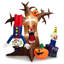 Arbre gonflable d'Halloween fantôme clown d'Halloween