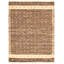 Tapis de la surface en laine marocain brune 6 pi 11 po x 9 pi 2 po one-of-kind main-noué la 2010 Sagatov