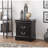 Louis Black Finish Philippe III Nightstand-280369532