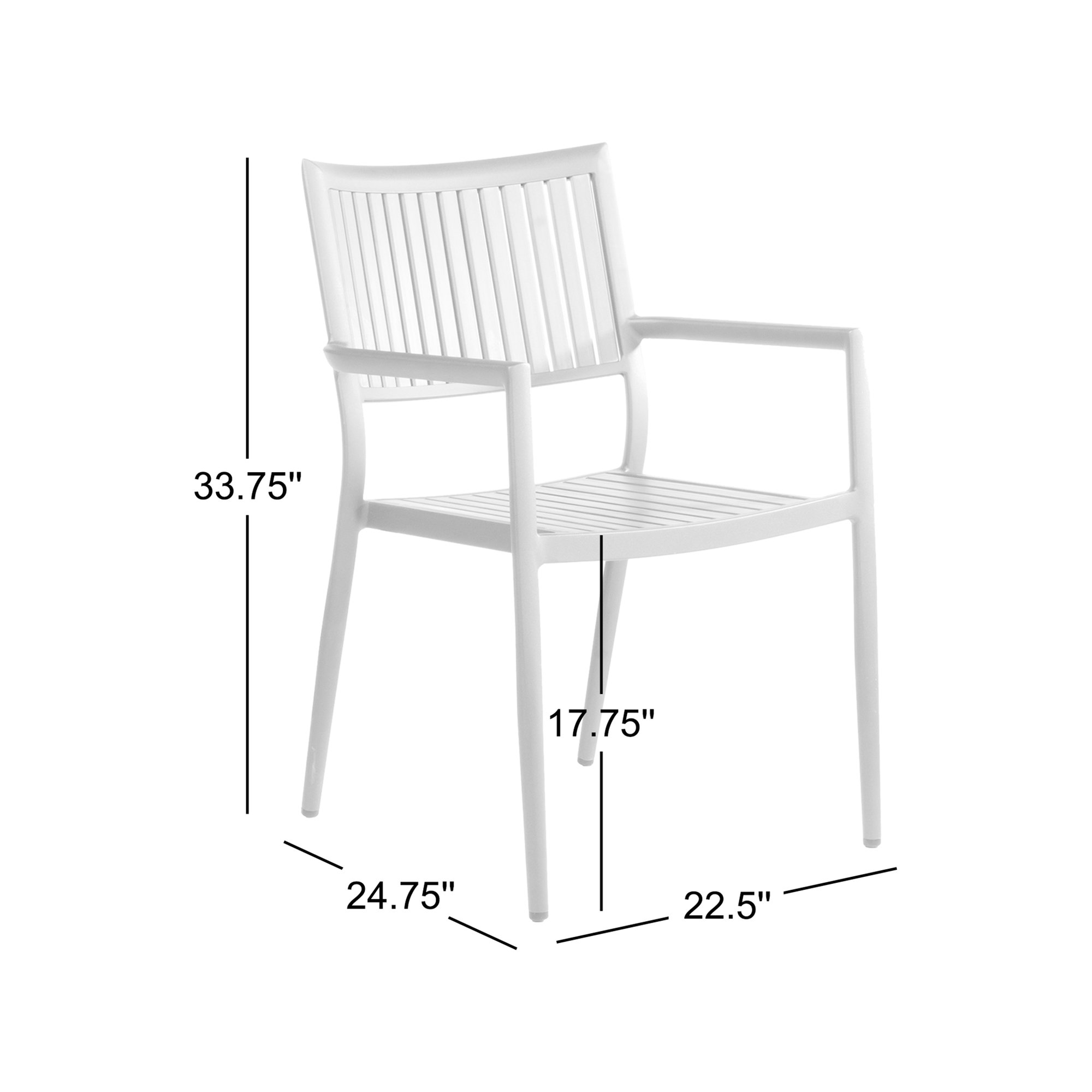Limetta Premium All-Weather Wicker Outdoor Stacking
