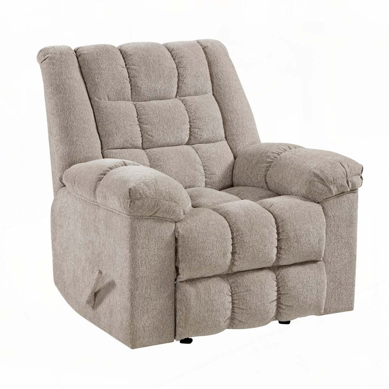 Fauteuil inclinable en chenille, Marron clair