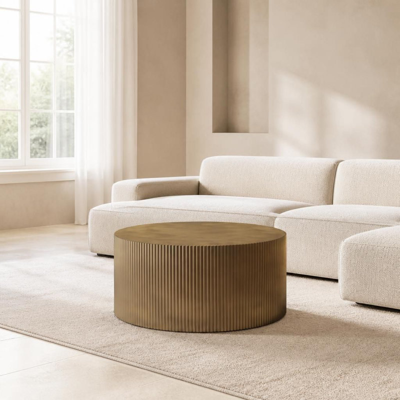 Table basse Minimalist Wave Stripe
