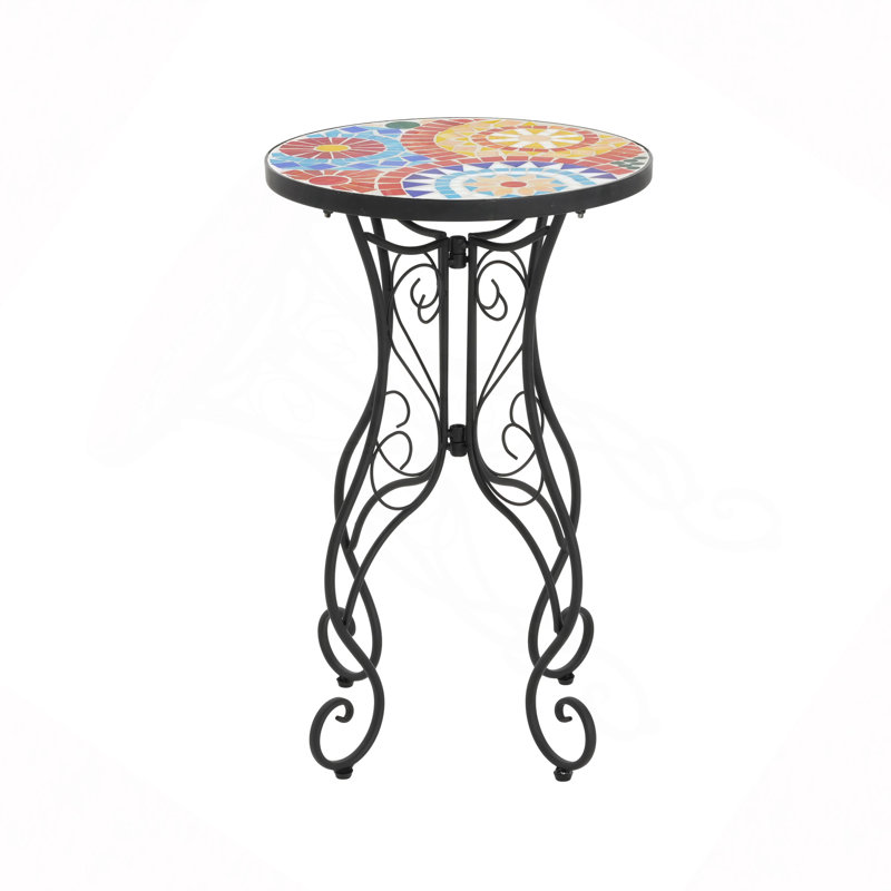 Micheal Ceramic Top Side Table