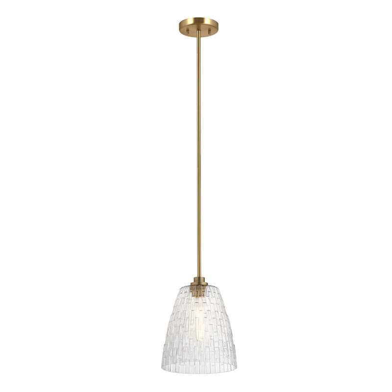 Luminaire suspendu 1 lumière Windsor, Laiton