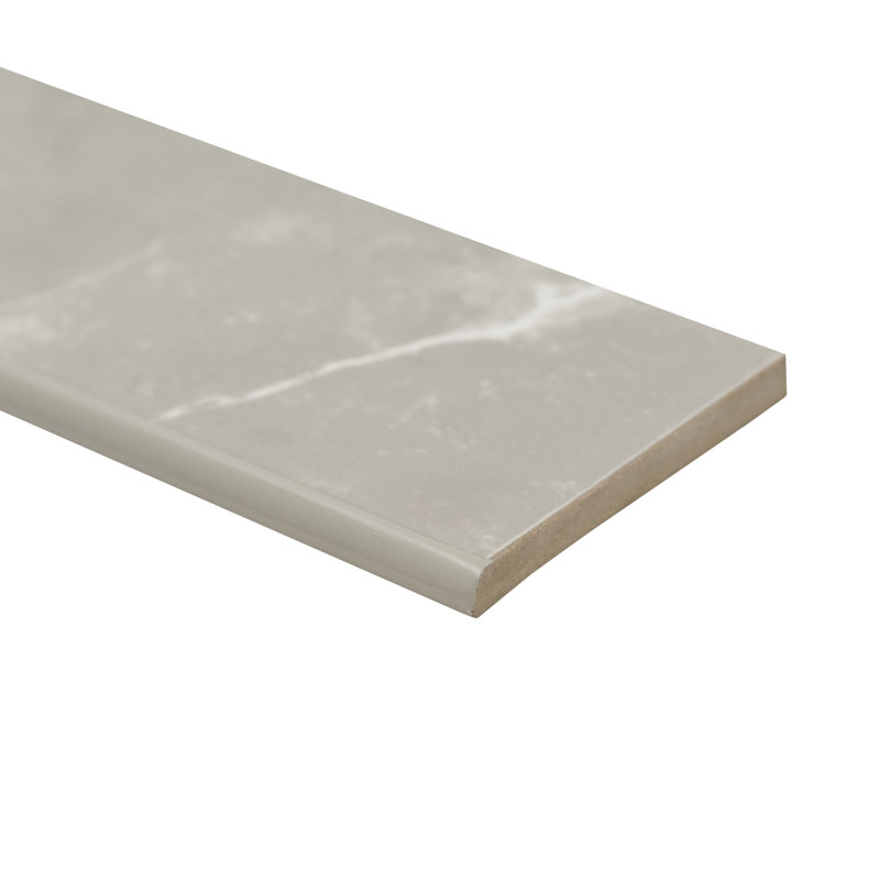 Carreau de faïence en porcelaine mate 3 po x 18 po Sonoma, Gravelle