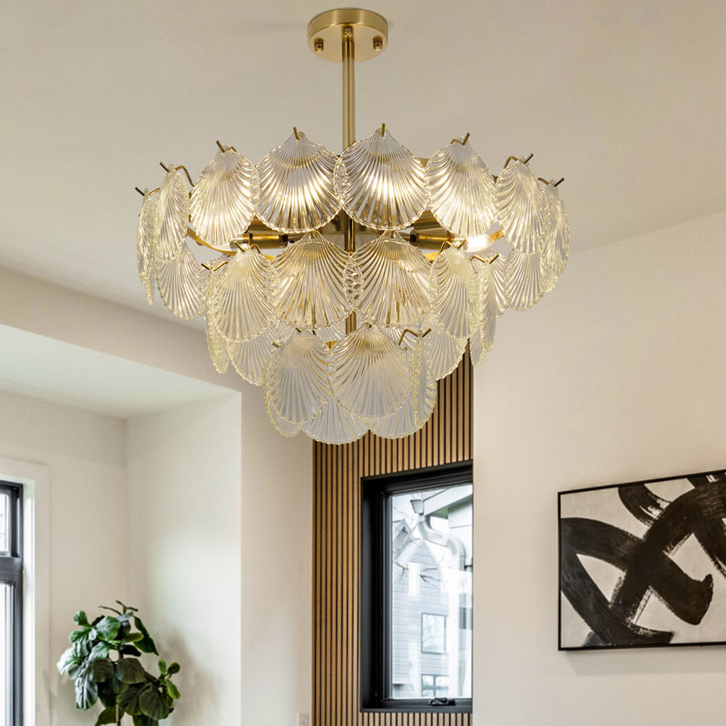 McDormand 8 - Light Dimmable Tiered Chandelier