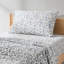 Lillian Block Print Cotton Sheet Set Blue-111329025