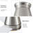 48" Bruched Nickel Lowe Profile Ceiling Fan With Light