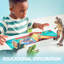 6 pièces de dinosaures géants pour les tout-petits, de grandes figurines de dinosaures douces avec un livre éducatif, des jouets réalistes du monde jurassique pour les enfants de 1 à 5 ans, de gros jouets de dinosaures pour le cadeau d'anniversaire de Noël